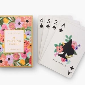 Rifle Paper Co. Vibrant Floral Playing Cards